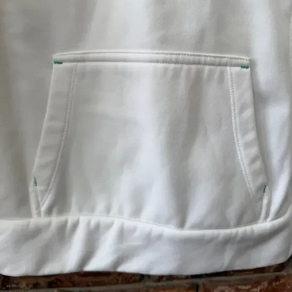 The North Face Womens Medium White and Green Hoodie Pullover - Picture 8 of 8